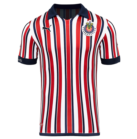 2018 Chivas Deportivo Guadalajara Retro Home Kit Soccer Jersey